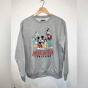 Disney Mickey and Friends sweatshirt, size large.